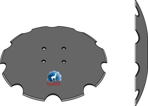 Notched disc Ø460x4