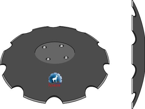 Notched disc Ø460x4