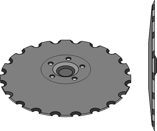 Seed drill disc Ø405x4,5