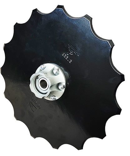 Seed drill disc Ø350x4 - compl. without cap piece of the bearing