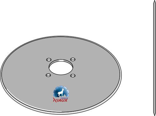 Kyntöauran terä  Ø460x5