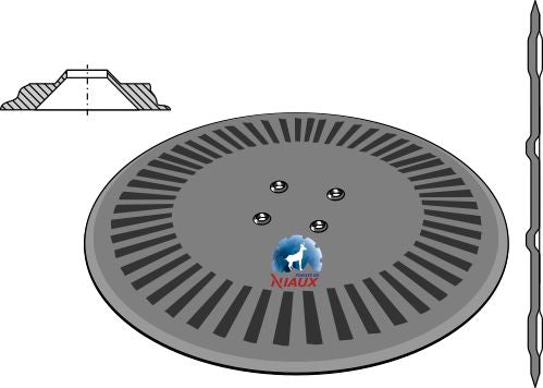 plovskær til plov Ø500x5