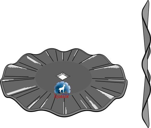 Bølget skive Ø460x4