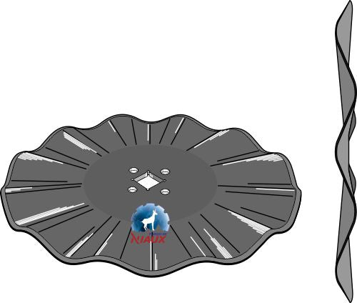 Wavy disc Ø460x5