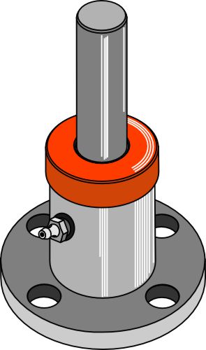 Disc-hub with shaft Ø30