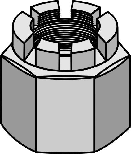 Kuusiokantamutteri M24x2