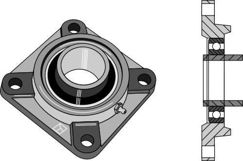 Tension bearing UCF - Ø50