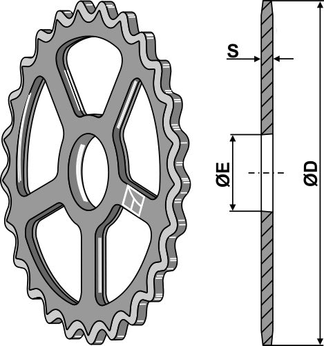 Katkaisurenkaan halkaisija – Ø520 mm
