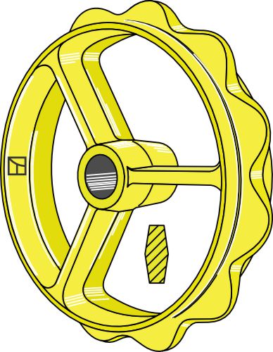 Cambridge-rullering - Ø470 mm