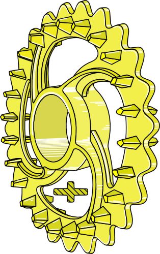 Crosskill-ring – Ø520 mm