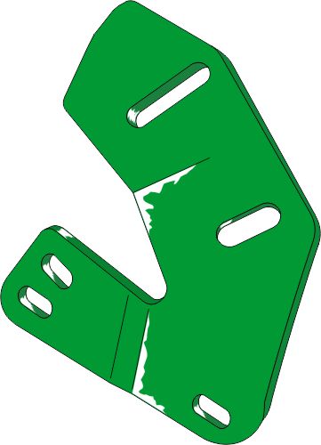 Roskakotelon kiinnike - oikea