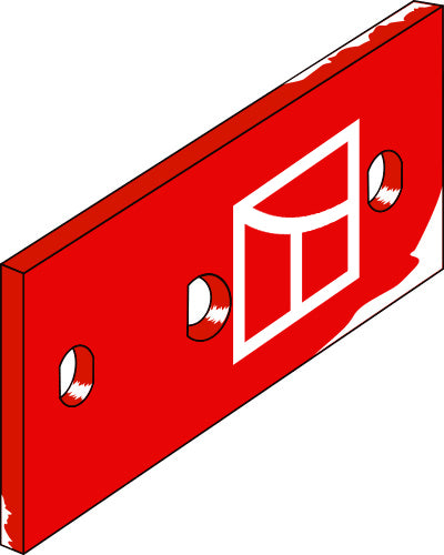 Mittenplatta - höger