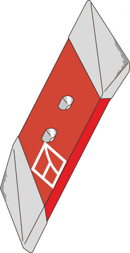 Käännettävä kärki DURAFACE 70x15 - oikea