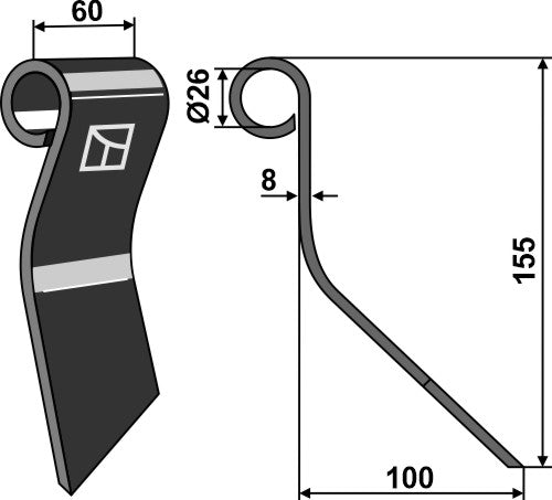 Lehtien leikkuri - oikea