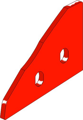 Landside tip - right