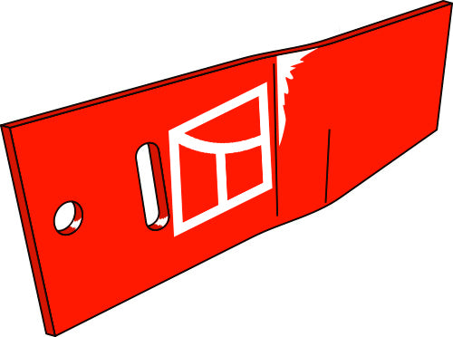 Kääntölaiteen jatke - vasen