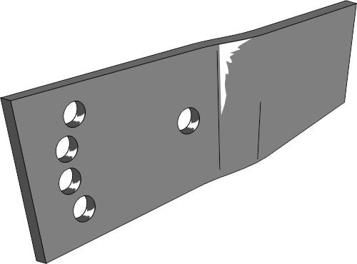 Moldboardförlängning - vänster