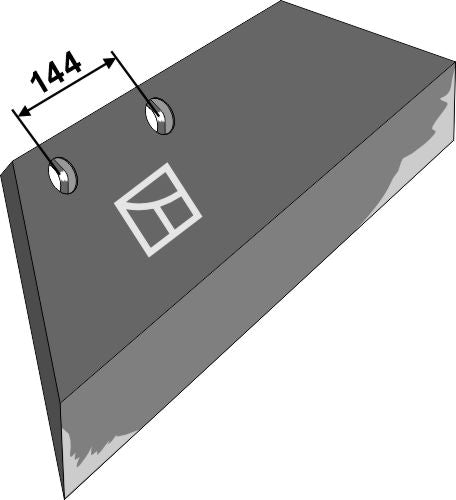 Vendbar spisskjær - 14'' - venstre