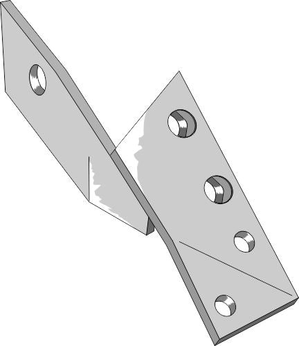 Bracket for reversible point - left