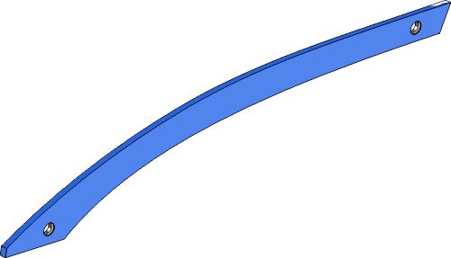 Moldboard-lamell SRP236OL4 – vänster