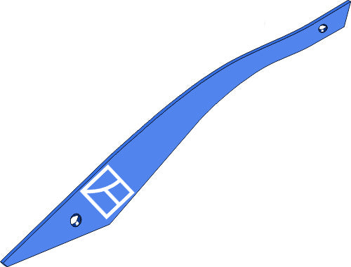 Moldboard-lamell SRP330WL4 – vänster