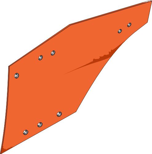 Moldboard one-piece - left