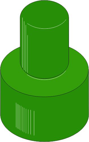 Rubber spring element