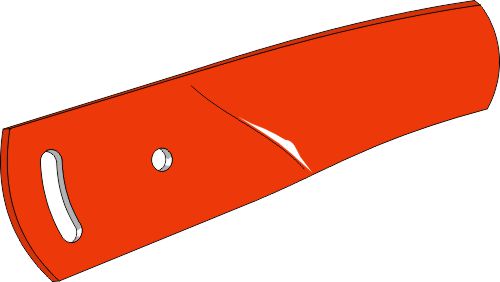 Moldboardförlängning - vänster