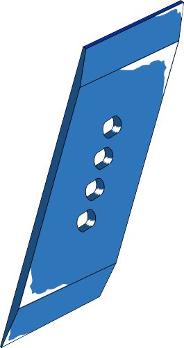 Vändbart skär - vänster