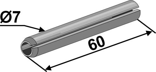 Fastspændingsstift - Ø7x60