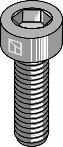 Kuusiokoloinen pultti - M16x2x40 - 10.9