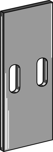 Skrape for pakkeruller