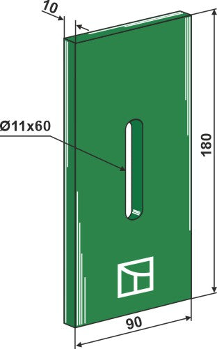 Greenflex plastic scraper for packer rolls