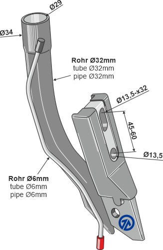 Adapter for seed opener - 600 SERIES