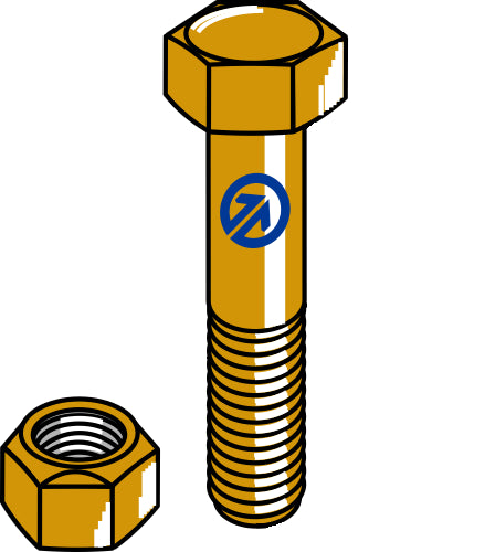 Bult med självlåsande mutter -  5/16''
