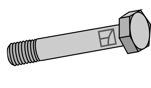 Hexagon Bolt M12x1,75x80 with self-locking nut
