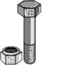 Hexagon Bolt M12x1,75x80 with self-locking nut