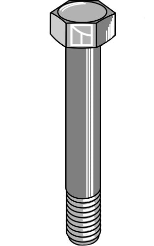 Hexagon bolt M16x2x91  without nut