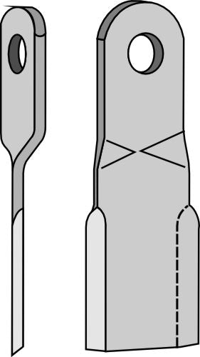 Comminution blade 390x90mm, right model