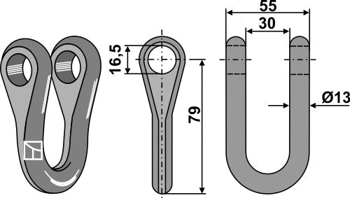 Shackle Ø16,5