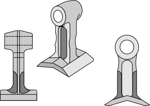 Pruning hammer 54x33mm