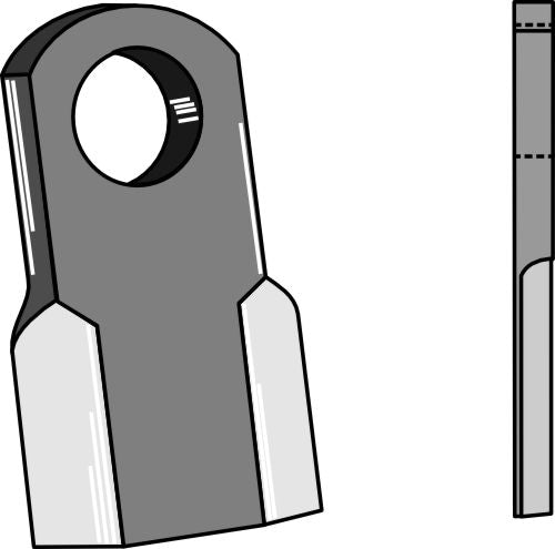 Suora terä 113 x 50 mm