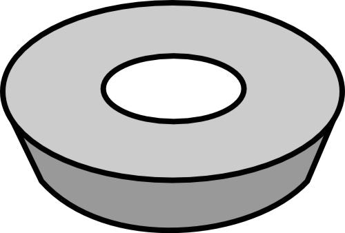 Bricka Ø35x6xØ13,5