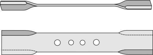 Mover-blade 690mm - right