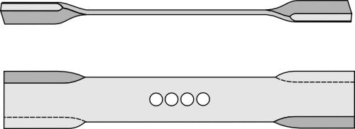 Siirtoterä 700 mm - oikea