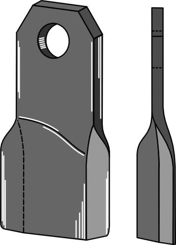 Comminution blade 175x70mm, left model