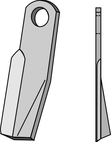 Flail 210x60mm - right