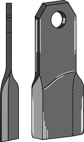 Comminution blade 225x70mm, right model