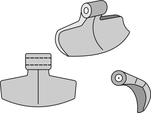 Beskärningshammare 170x70 mm