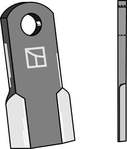 Suora terä 115 x 50 mm